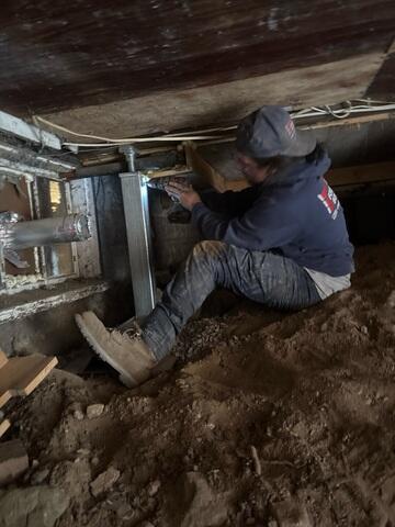 SmartJacks Lifting Sunken Main Beams