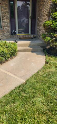 After Sidewalk Leveling