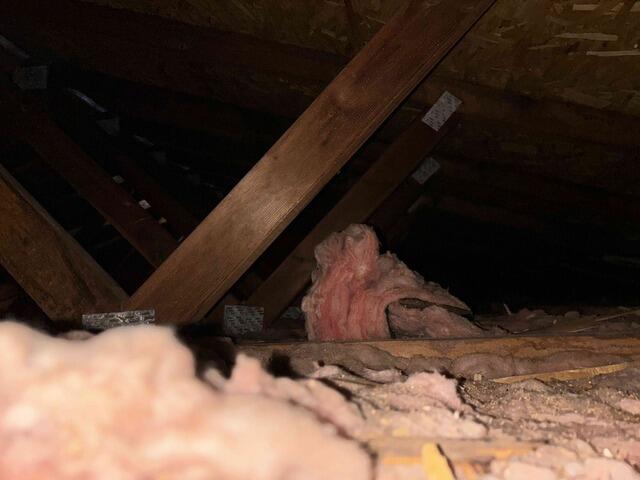 Dirty and Under-Insulated Attic