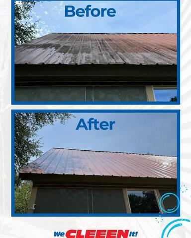 Metal Roof Cleaning