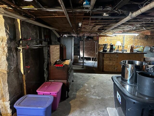 Wet Basement with Poor Supports