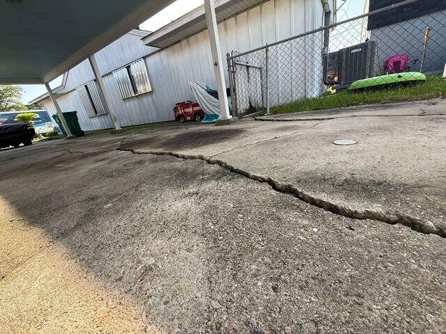 Sunken Slab Creates Drainage Issues