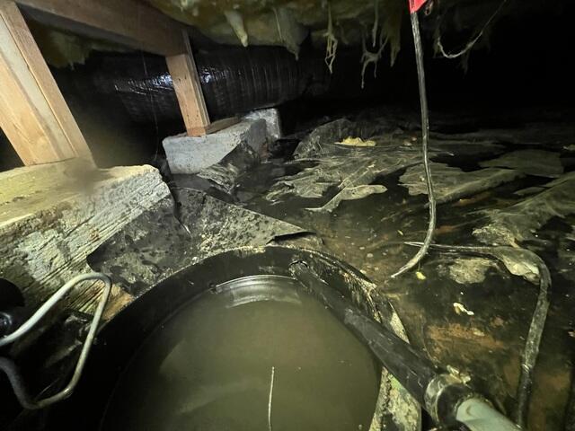Flooded Crawl Space