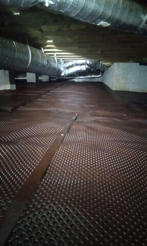 Crawl Space Encapsulation with Dimple Matting - Asheboro, NC