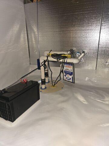 Battery Backup Sump Pump System - Crawl Space Defense in Durham, NC