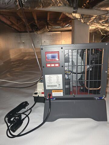 SaniDry Sedona Dehumidifier Installed - Moisture Control Upgrade in Durham, NC