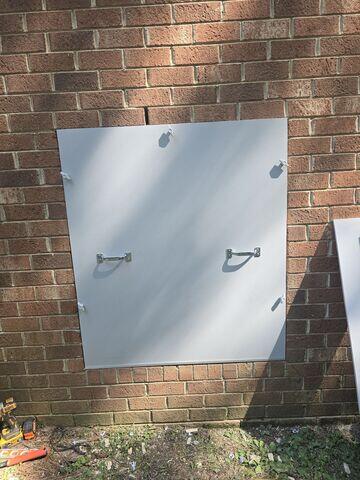 Exterior Crawl Space Access Door - Sealed & Secured Entry Point