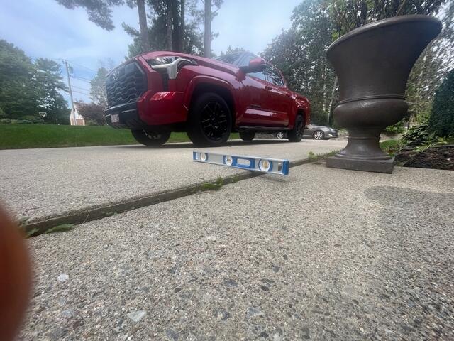 Concrete Walkway Trip Hazard