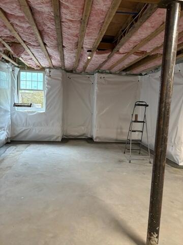Waterproofed Basement