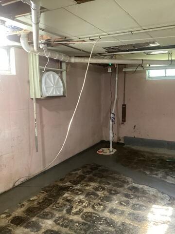 Sump Pump Installed