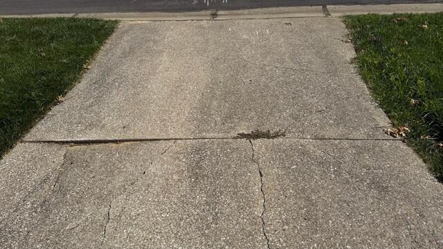 Cracking Driveway