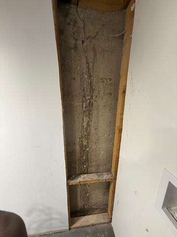 Basement Wall Crack