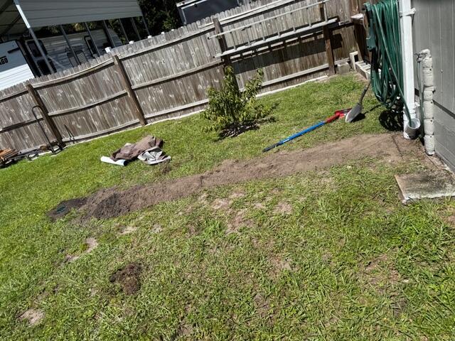 Completed Drainage Installation & Yard Restoration