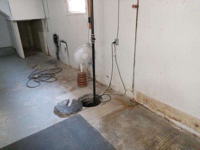 Leaking block wall