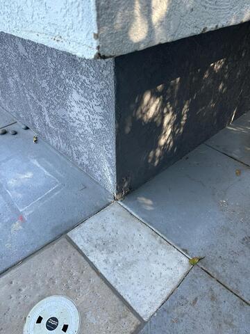 Stem Wall at Patio - home foundation repair