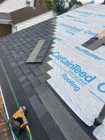 New CertainTeed Shingles being Installed