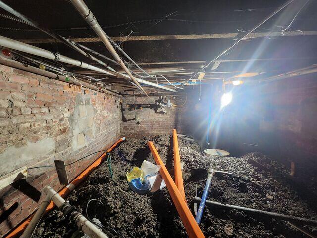 Damp Crawl Space