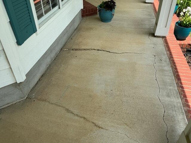 Concrete Porch Sinking