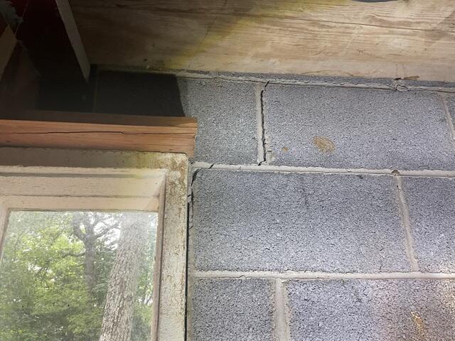 Interior Block Wall Cracking