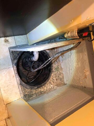 Old Sump Pump