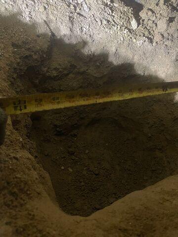 Pit dug
