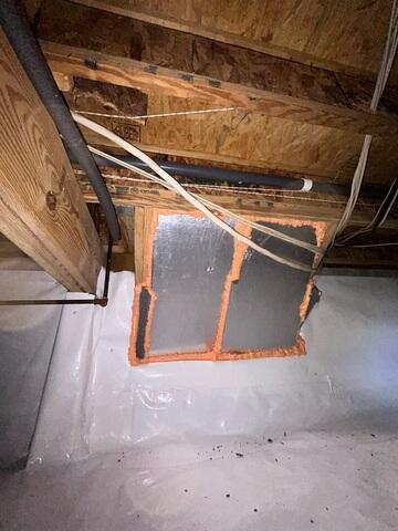 Air Leaks and Vents Sealed