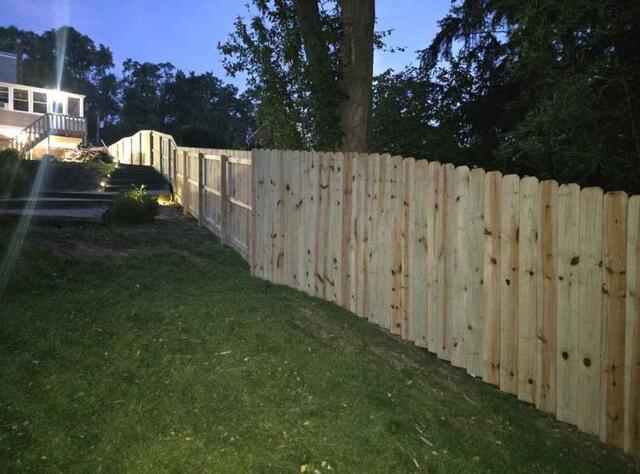 6' Privacy Natural Pressure Treated Pine