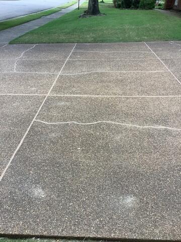 Driveway Cracks and Joints Sealed