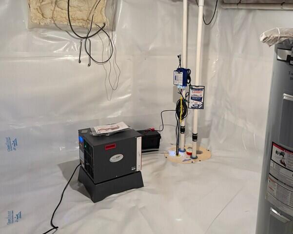 SaniDry Sedona Dehumidifier & TripleSafe Sump Pump
