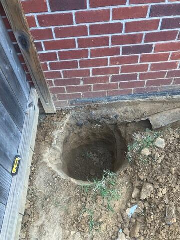 Sump Pump Hole