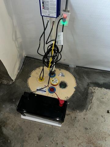 TripleSafe Sump Pump Installation - Fellowship Hall Basement, Raleigh, NC