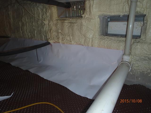Installing Drainage Matting & CleanSpace
