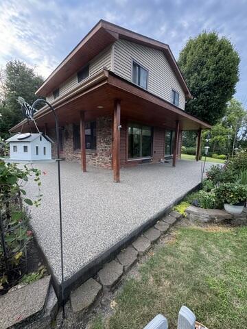 Wrap-Around Porch Durastone Finish