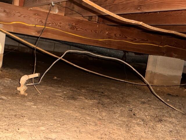 Damp Crawl Space