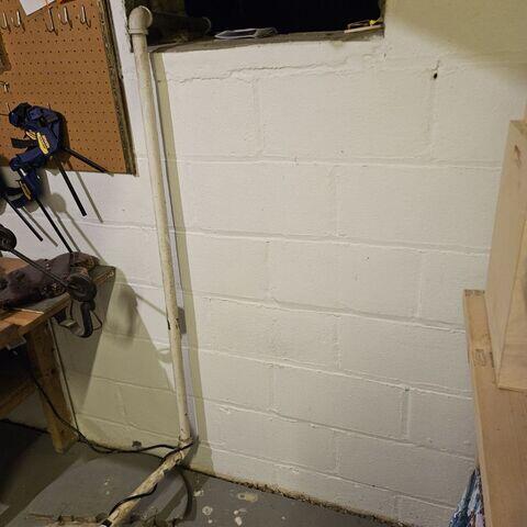 Water Damage On Basement Walls