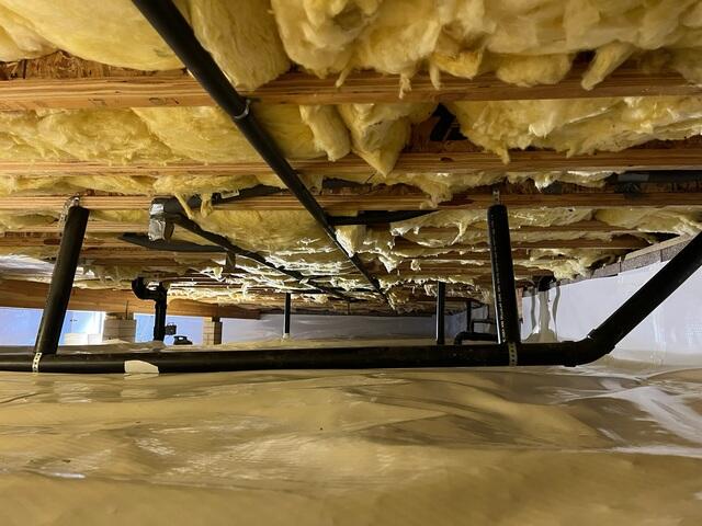 Finished Encapsulated Crawlspace - Clean, Dry, and Protected in Prescott, AZ