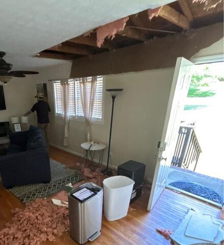 Wet Ceiling Demolition and Restoration