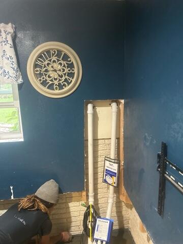 Interior Drainage Line