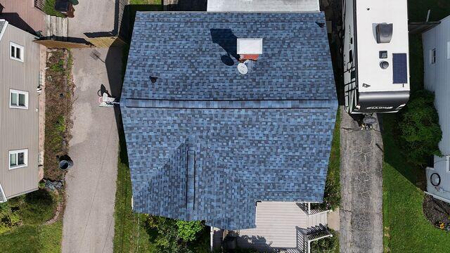 Aerial View of New Roof in Cincinnati, OH