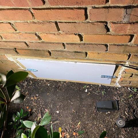 New Crawl Space Door