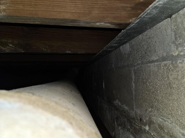 Wet Crawl Space Wood