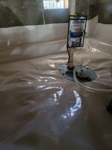 A SmartSump© Fix For Crawl Space Moisture