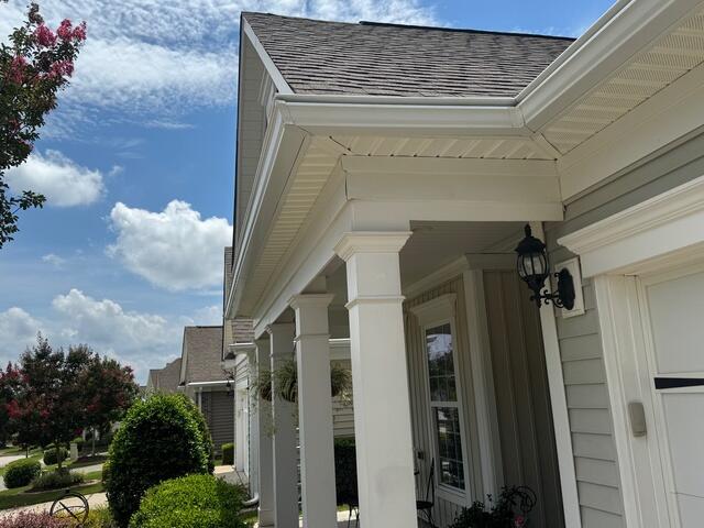 Sude of home after Gutter Shutter installation
