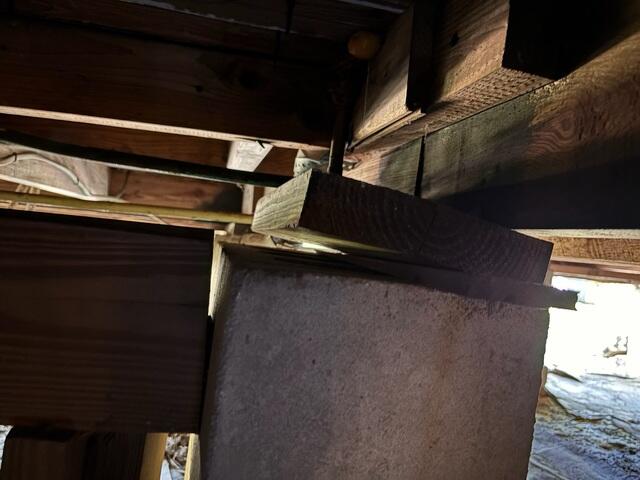Settling Block Piers