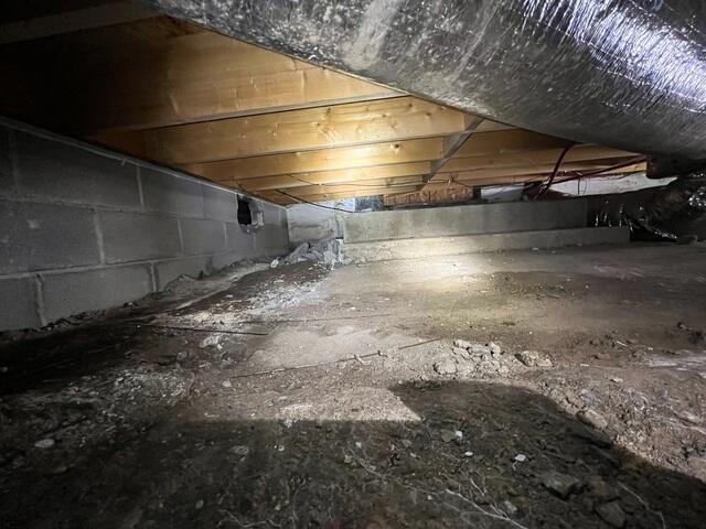Dirt Crawl Space