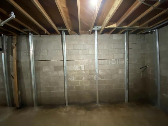 Stabilized Foundation Wall with PowerBrace System