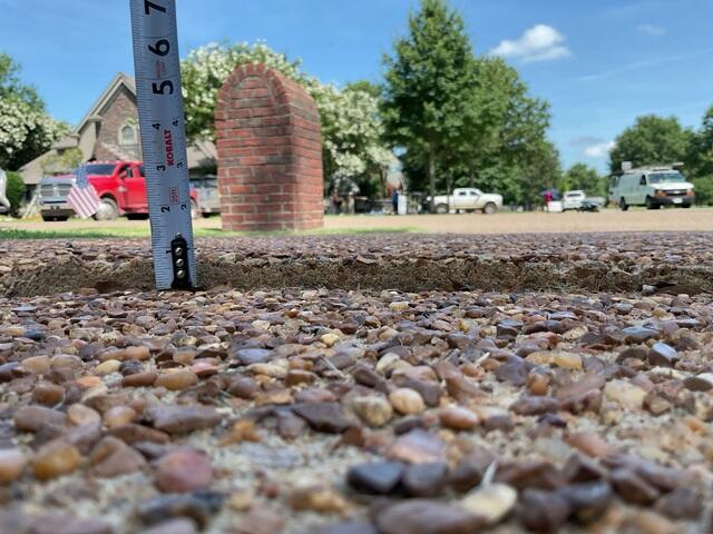 Concrete Driveway Sinking