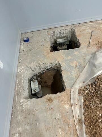 Access Points Created for Push Pier Installation - Show Low, AZ