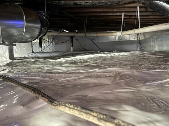 Transformed Crawl Space in Manchester, OH