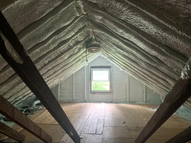 Spray Foam on roof deck